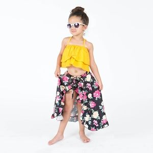 Top and Maxi Skirt with bloomers attached